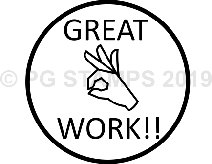 CIRCULAR 13 - Great work stamp