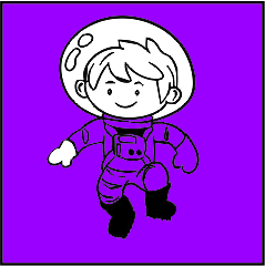 Astronaut Customised teacher stamps