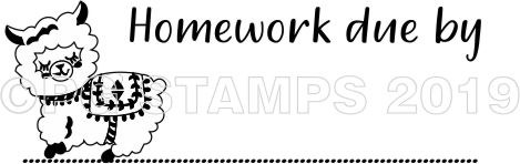 LLAMA 3 - Homework Due teacher stamp