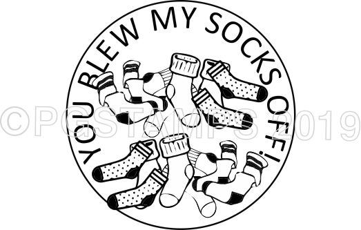 CIRCULAR 35 - Motivational "Blew my socks off" stamp