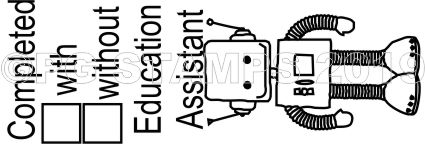 ROBOT 17 - Self Inking Completed Checkbox Teacher Stamp