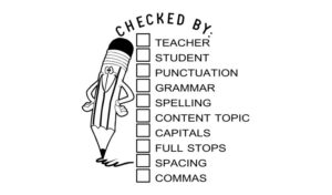 WRITING CHECKLIST CHECKED BY TEACHER/STUDENT 48MM